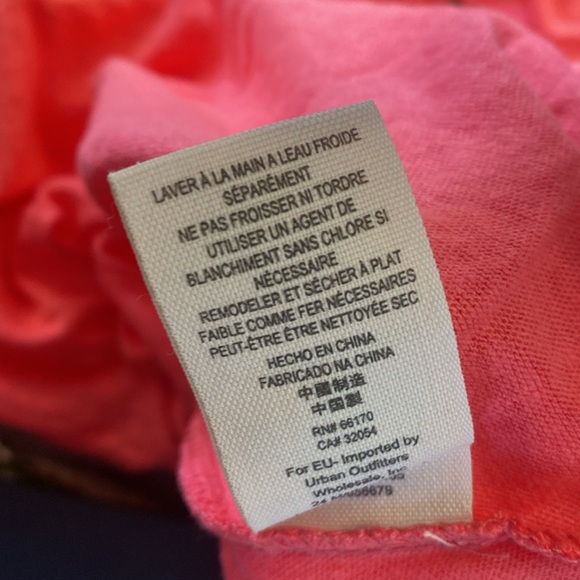 Free People Highland Linen blend short sleeve top size small nwot - Picture 7 of 8